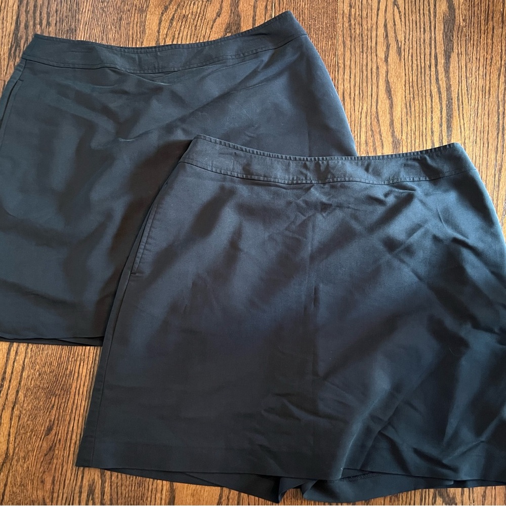 2 Ashworth Black Skorts size 14